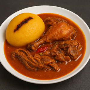 Foufou banane à la sauce graine – Spécialité ivoirienne