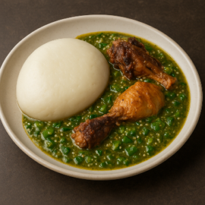 Placali à la sauce gombo – Saveur authentique de la Côte d’Ivoire 🇨🇮