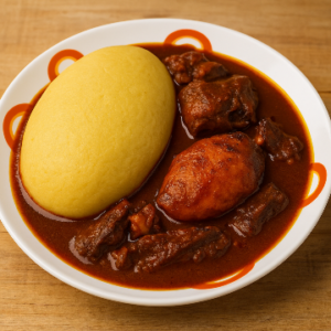 Foutou Bananes à la Sauce Graines – Spécialité ivoirienne 🇨🇮