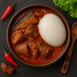 Placali avec Sauce Kopè – Spécialité ivoirienne 🇨🇮